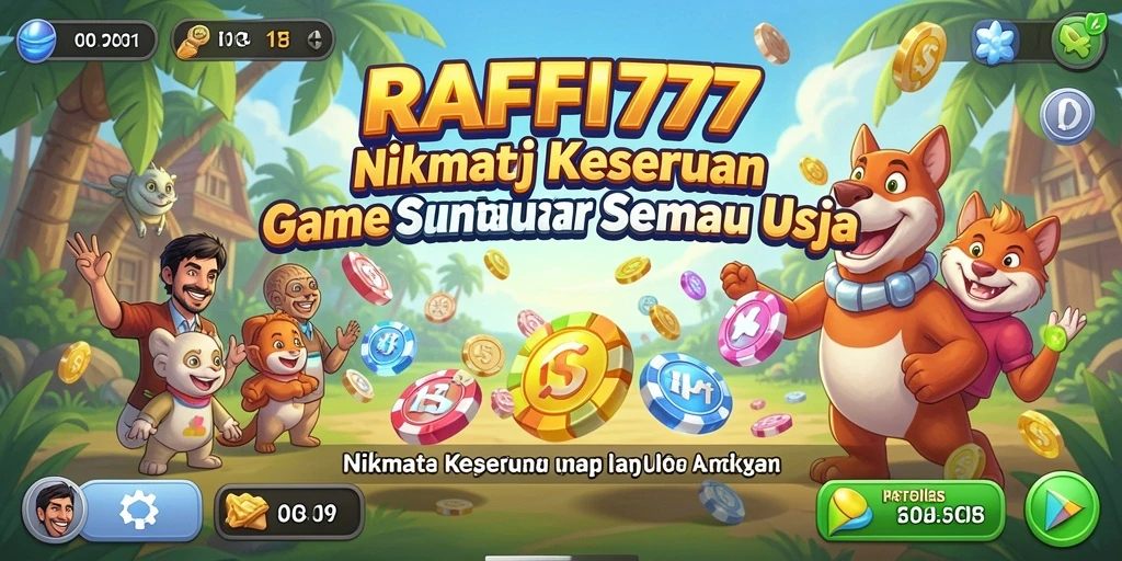 Tampilan inovatif dari gameplay santai RAFFI777.